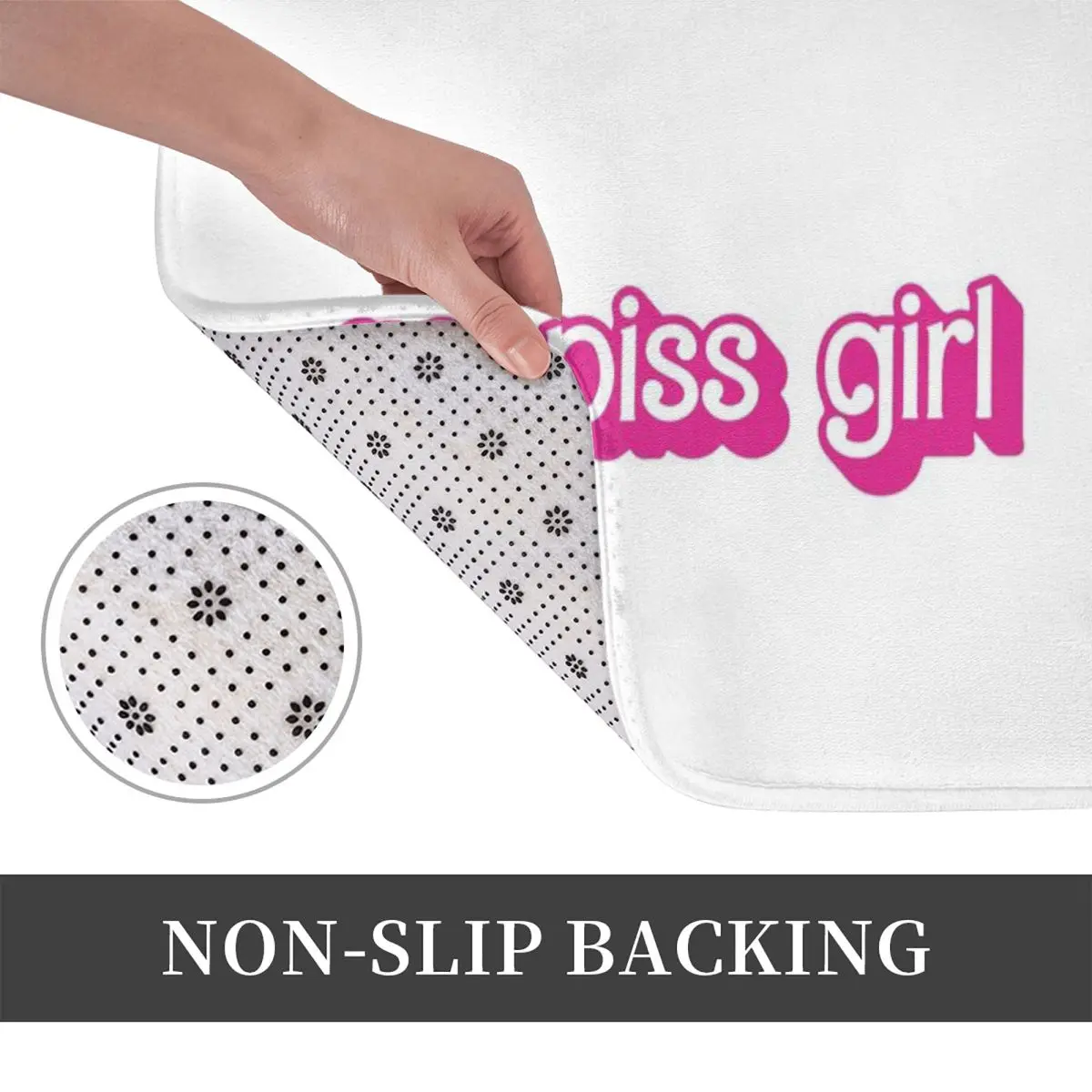 Go Piss Girl A Carpet Doormat BathMat Mat