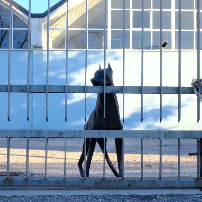 Doberman Dog Animal Paper Model 3D Art Creative Sculpture Home Decor Room Decoration DIY Papercraft Hand Made Puzzle Toys Gifts