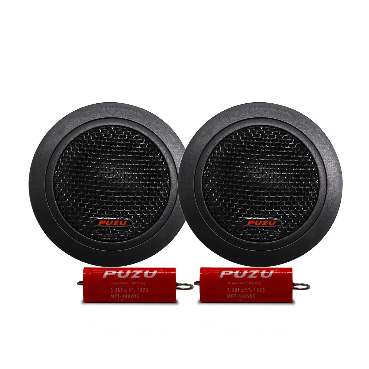 PUZU PZ-G20 25mm ASV Silk Dome Car Audio Tweeter Speakers 120W Output Power High Sensitivity Treble Sound Upgrade System