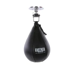 Bola de velocidad de boxeo, uso de entrenamiento, tapete de bola de boxeo, patrón de bolas de perforación negras, se puede combinar con un Spinner