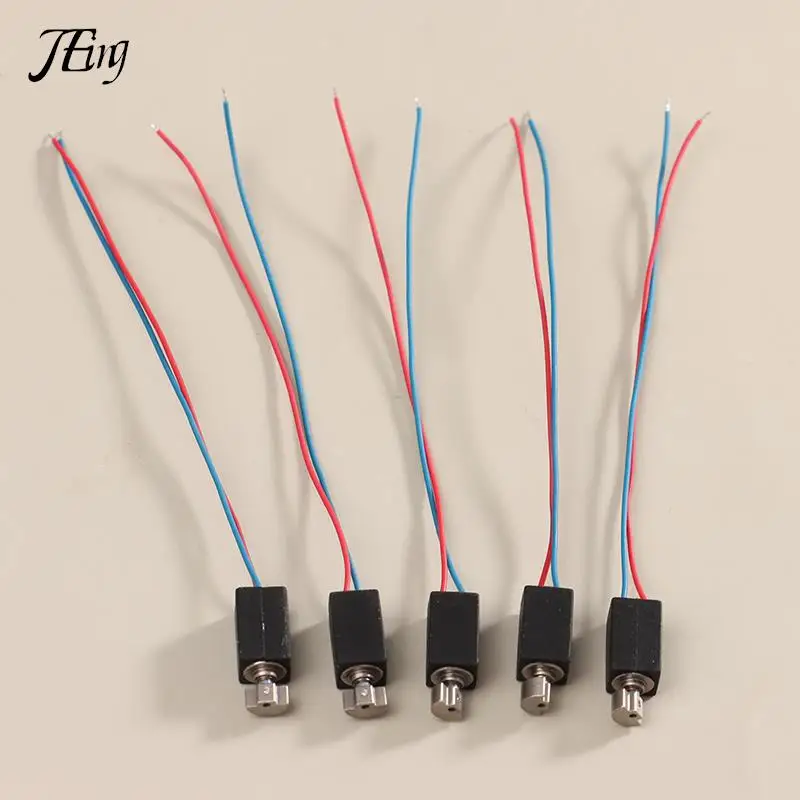 5Pcs 4mm*8mm 0408 Mini Micro Vibration Motor DC 3V Hollow Cup Coreless Motor Small with Eccentric Wheel DIY Massager Toy