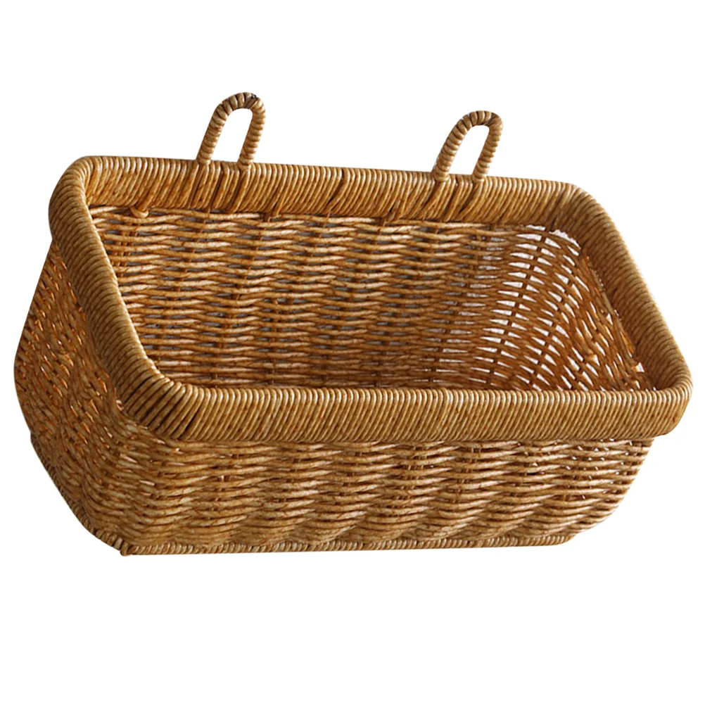 Kitchen Onion Wall Basket Storage Hanging Wicker Woven Baskets Flower Pots for Fruit