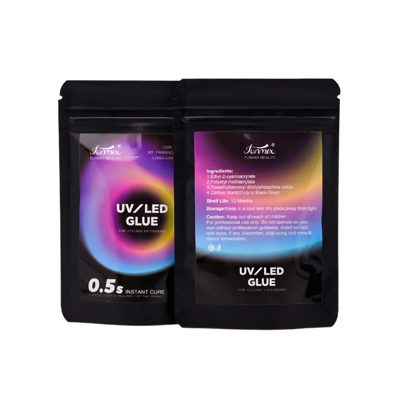 3ml/5ml UV LED速乾まつげ接着剤イルミネーター 1秒速硬化接着剤 まつげアーティストプロフェッショナルまつげ接着剤