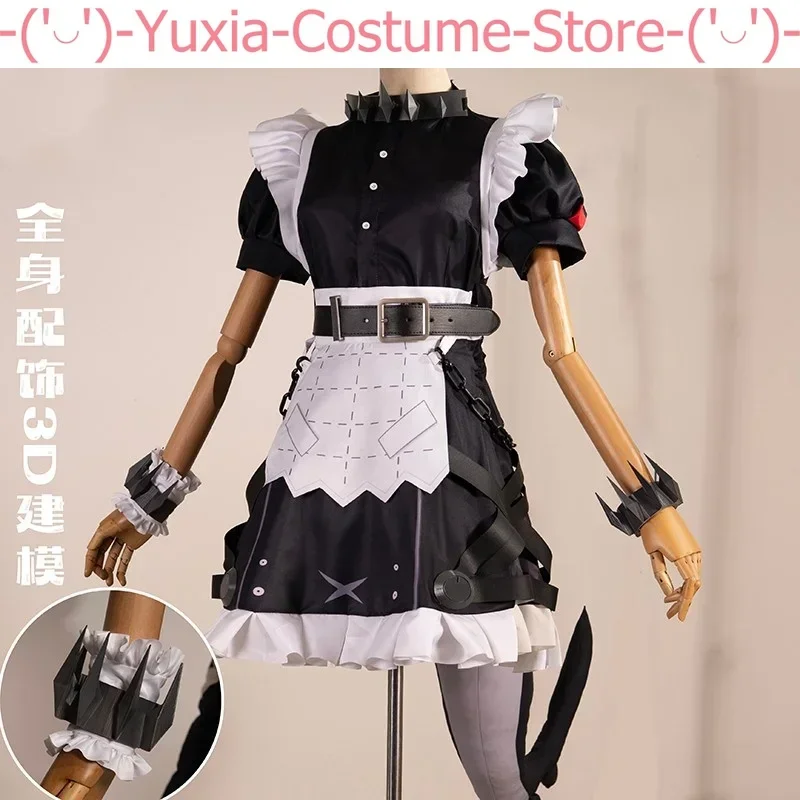 Zenless Zone Zero Ellen Joe Maid Outfit Dress Cosplay Costume Cos Game Anime Party Uniform Hallowen Play Role Clothes Clothing