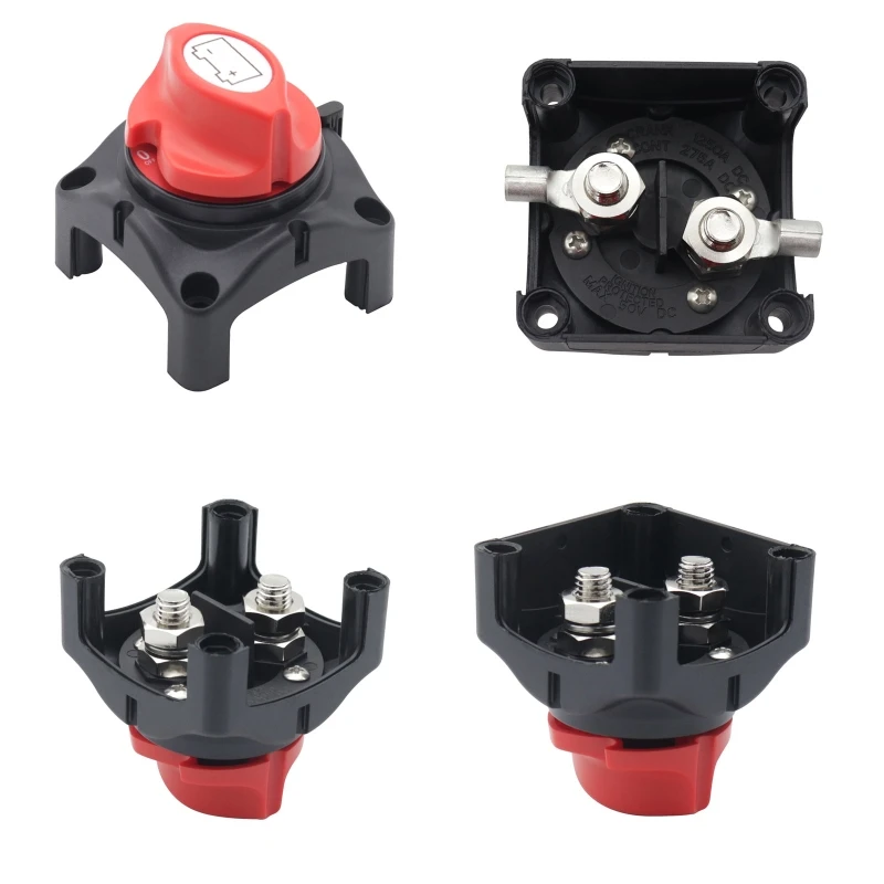 Car Auto Ship for Camper Marine Battery Selector Isolator Disconnect Selector Rotary Switch Cut Power On Off for Boat Ya