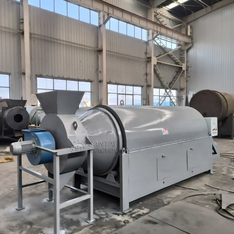 Industrial Rotary Drum Drying Machine Heat Source Dryer For Sand Ores