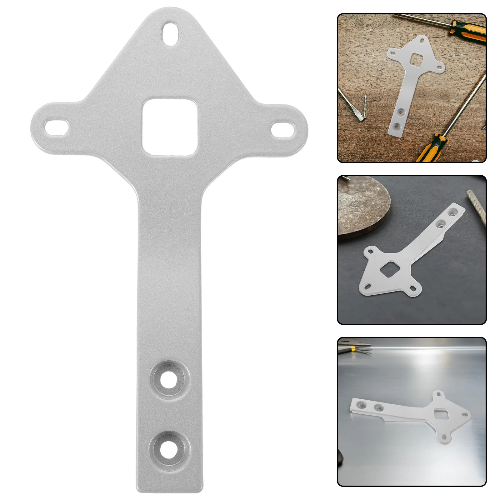 Soporte de Respaldo para Motocicleta, Adaptador de Montaje de Metal Resistente, Soporte Desmontable para Cojín de Respaldo de Pasajero, para Turismo
