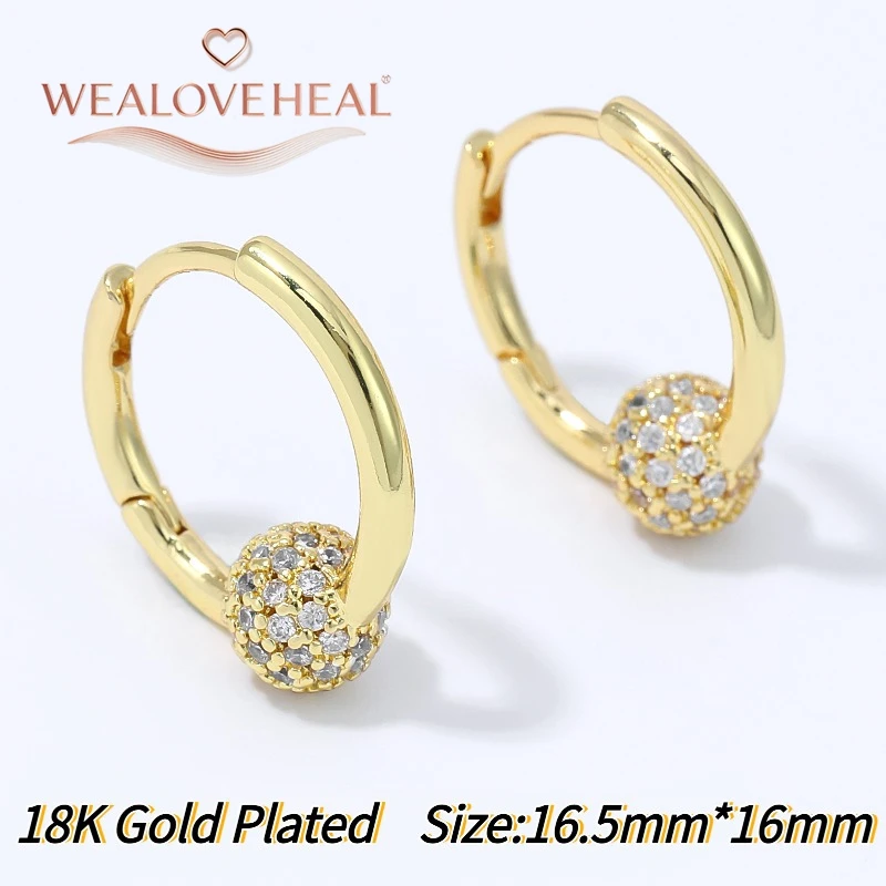 ohrringe, ohrringe damen, Klassische Prinzessinnen-Schliff CZ Huggie Creolen für Damen, 18K vergoldetes Messing, hohl, schlicht, elegant, vielseitiger Schmuck – Detail 26