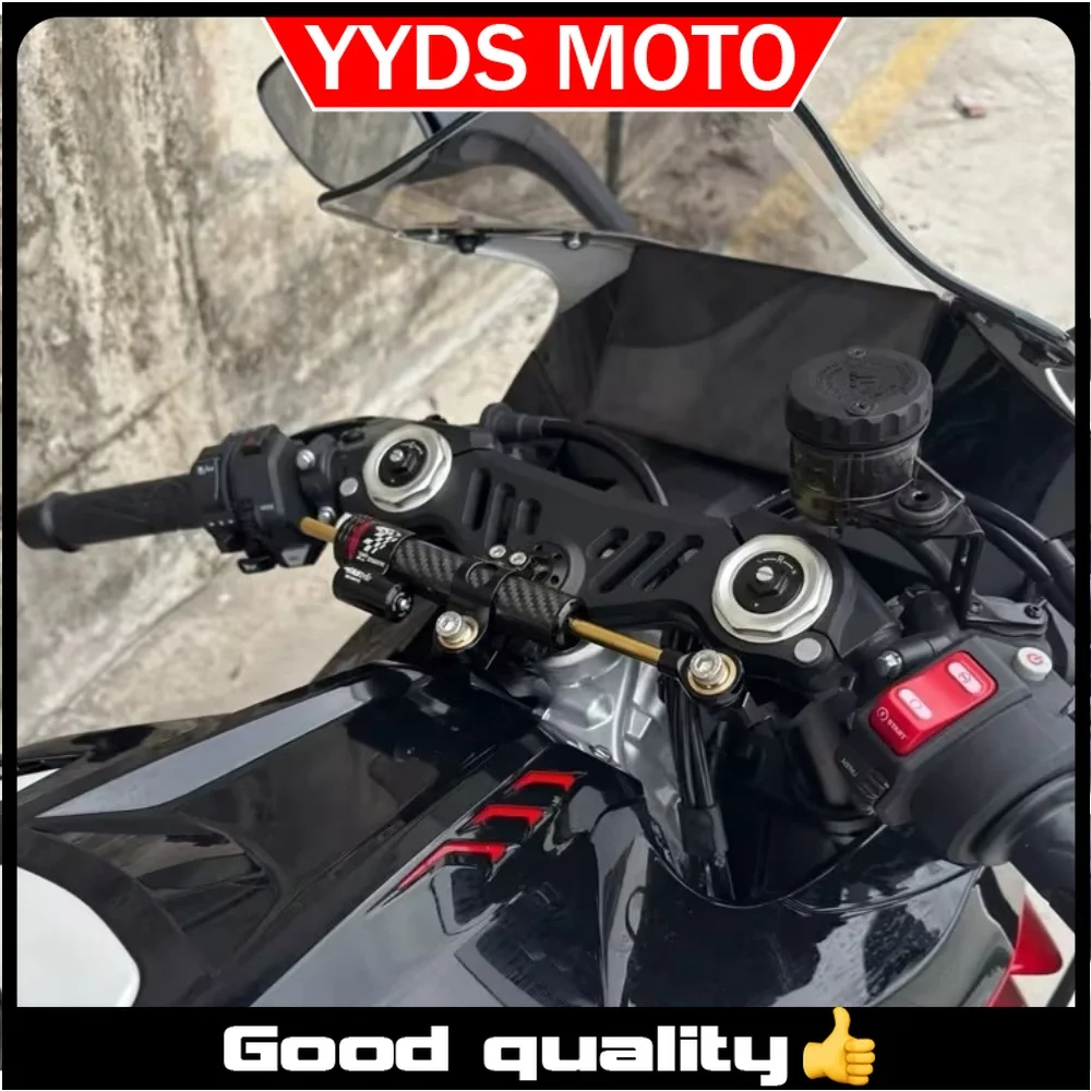 【Good quality】For ZONTES 703RR steering titanium ruler damper CNC aluminum alloy anti-swer head handlebar stabilizer