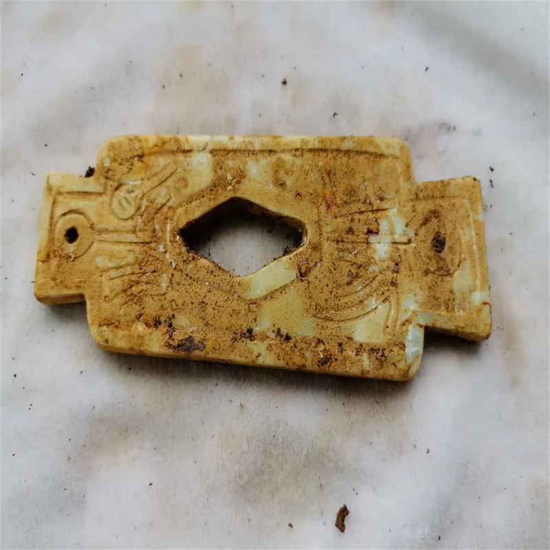 

Китайская старая нефритовая монета Неврежденная народная коллекция Валюта Древняя и монеты