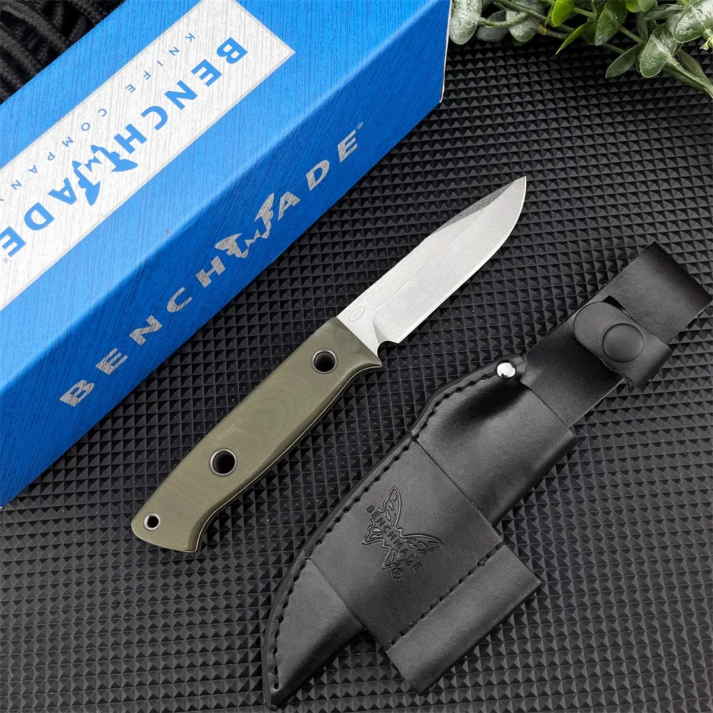 

BM 163 Tactical Survival Knife Sharp D2 Blade G10 Handle Portable Outdoor Rescue Defense EDC Camping Tools Fixed Blade Knife