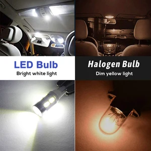 1 Stcs Car LED LED T10 W5W 194 Signalleuchte 12V 5630 SMD 7000K Weiß Auto Interior Maps Lizenzlizenzleuchten Lampen -Seitenlampe 8 Hauptverkauf Pajero 1 - №7