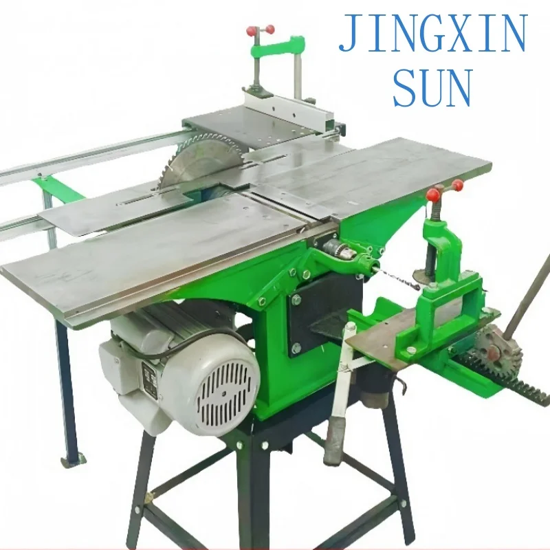 3 in 1 Hot Sale Multifunctional Desktop Electric Planer Woodworking Desktop Planer Chainsaw Woodworking Planer 8 Inch