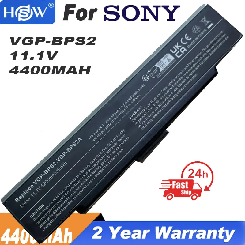 Laptop Battery For SONY VAIO VGP-BPS2 VGP-BPS2A VGP-BPS2B VGP-BPS2C VGN-FS515 VGN-S240 PCG VGC-LB VGN-AR AR11