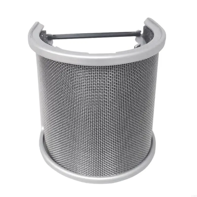 270B Filter Popping Lapisan Ganda Lapisan Logam Mikrofon Mikrofon Penutup Genggam Genggam Mikrofon Mikrofon Aksesoris