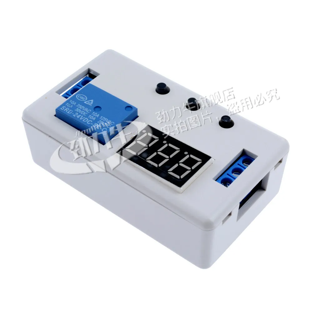 Relay Module Triggers Delay On/off Cycle Timing Circuit Switch 12V 24V with Casing