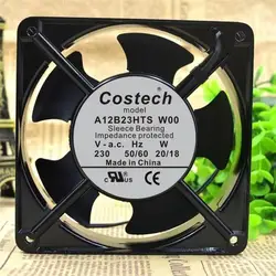 New For Original Costech 12038 A12B23HTS W00 230V 20/18W Cooling Fan