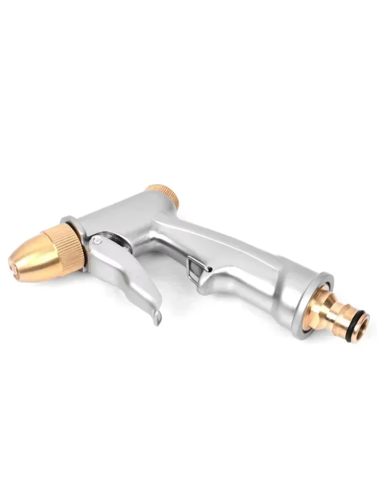 High Pressure Water Spray Gun Metal Brass Nozzle Garden Hose Pipe Lawn Car Wash Sprayer Sprinkler Car Wash Tool Water Guns XY002