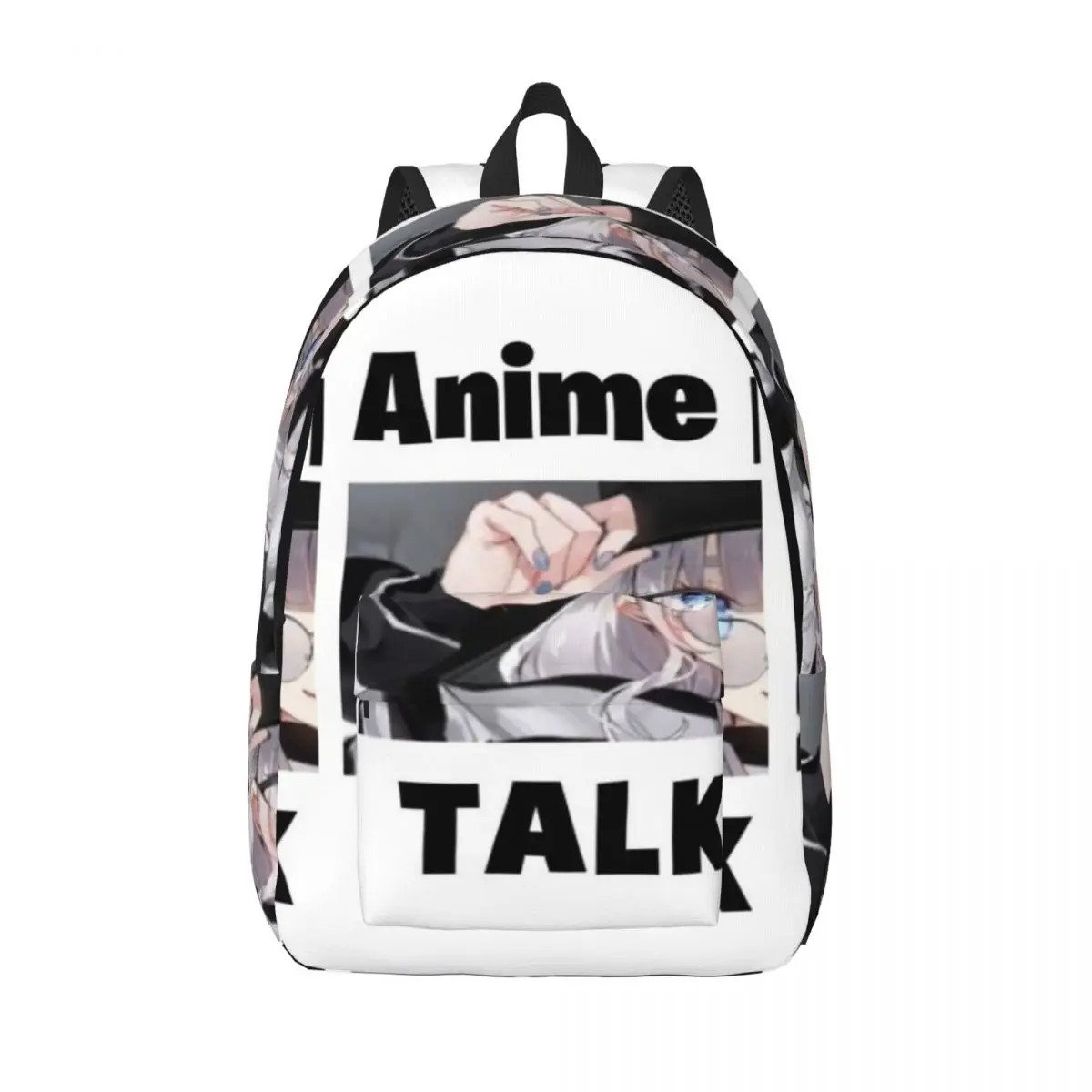 

Аниме Paused Talk Fast Простой и стильный рюкзак Холщовый рюкзак Мужской рюкзак
