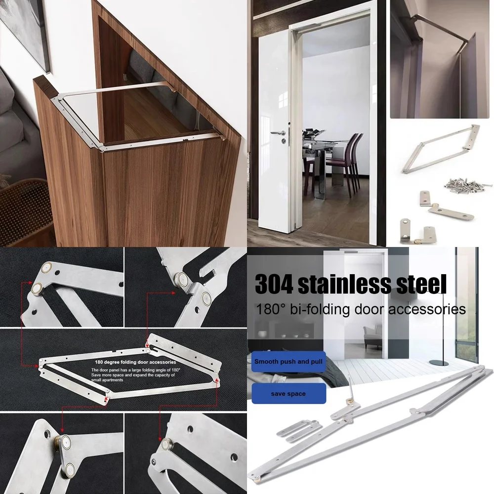 

2026 hot sell Accessories Folding Door Hardware System Folding Door Hardware Steel Folding Door Hardware Compack 180