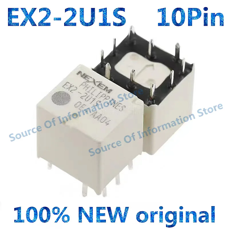 5PCS Automotive Center Control Relay NEC EX2-2U1S EX2-2U1J 10Pin 150 Ohm Brand New Original