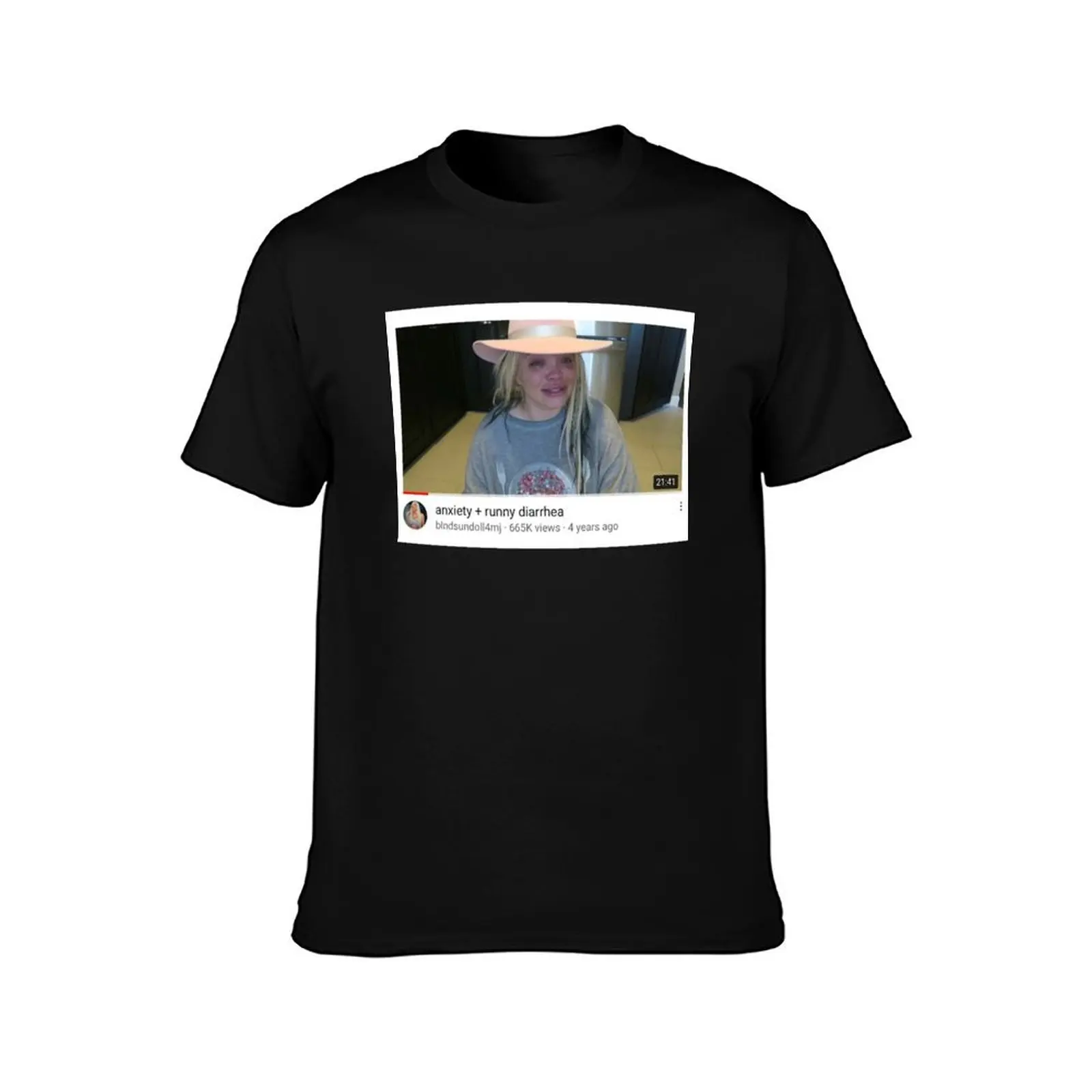 2026 Trisha Paytas Tweet Anxiety + Runny Diarrhea T-Shirt Basketball Graphic Tees Graphic T Shirts Men's T Shirts