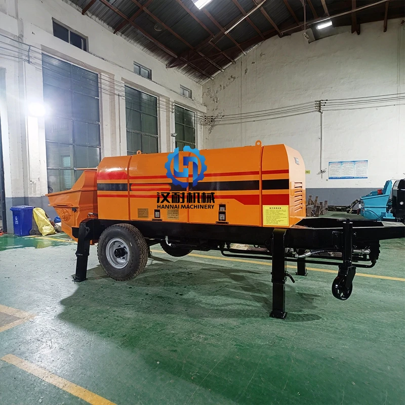 Efficient Concrete Pump Mini Diesel Concrete Delivery Pump Construction Machinery Factory Price Concrete Mixer With Pump new2025