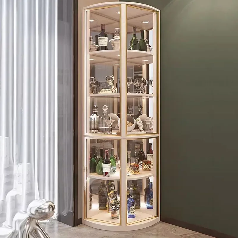 

Rack Wall Mount Wine Cabinets Glass Display Living Room Floating Shelf Wine Cabinet Corner Vitrina De Vidrios Storage Furniture