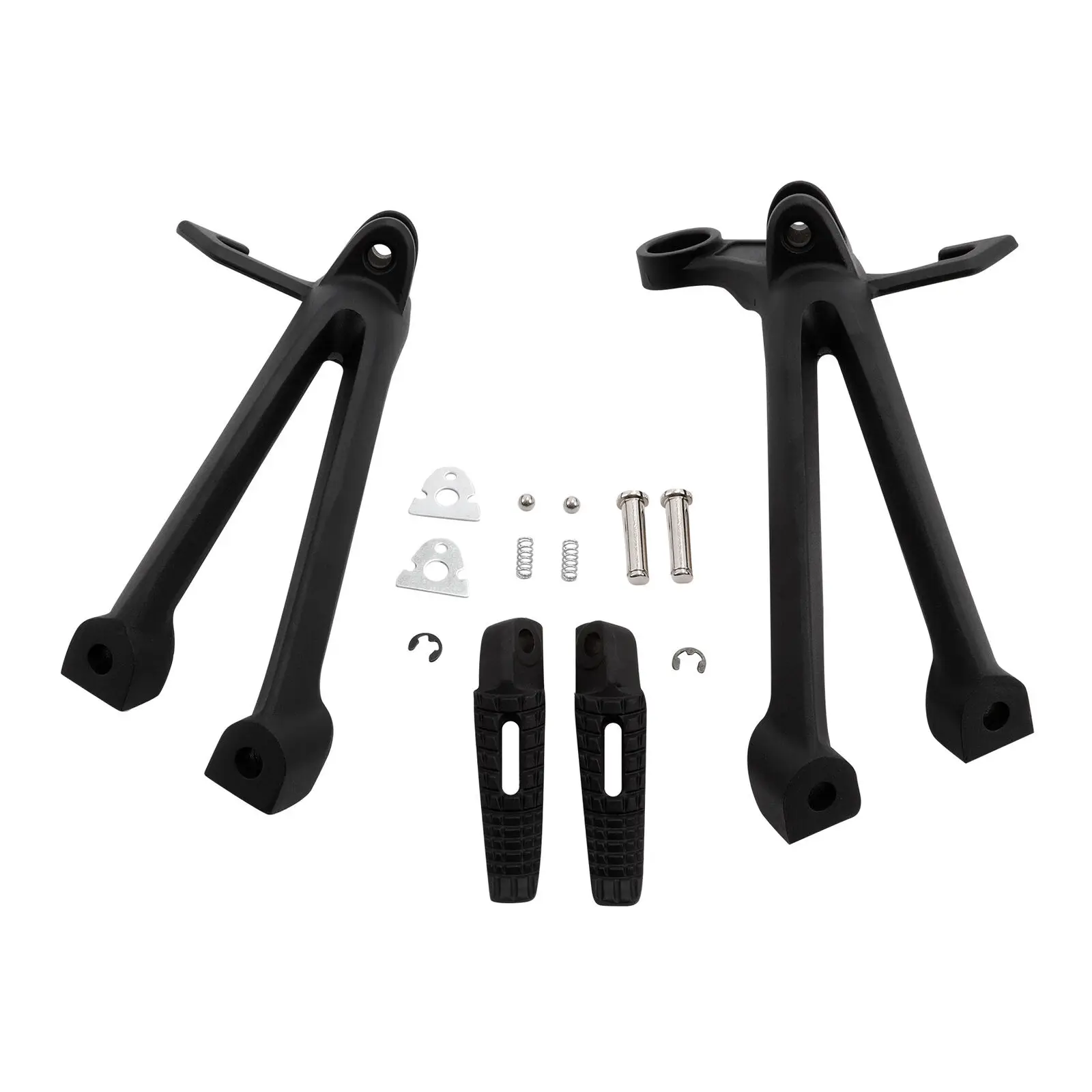 

Motorcycle Rear Passenger Foot Pegs Footrest Set For Suzuki GSXR600 GSXR750 2008-2010