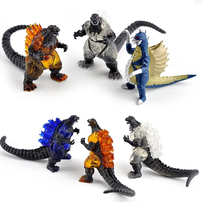 10pcs/set Godzilla Movie Peripheral Mothra King Ghidorah Figure Model Desktop Ornament Collection Toy Gift - view 3