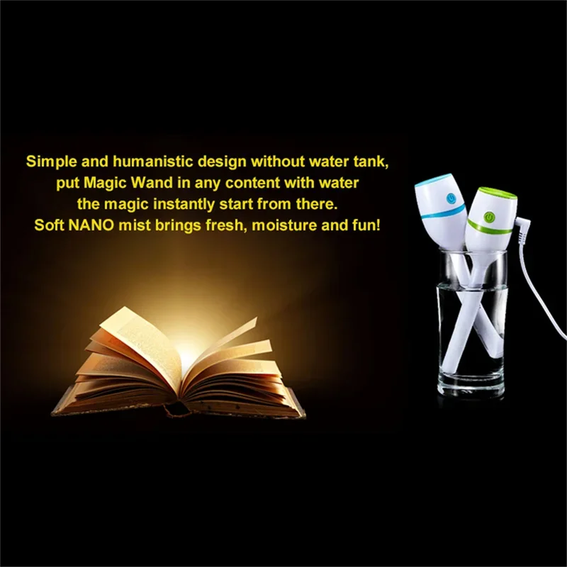 2 шт. CJ-619 Mini USB увлажнитель воздуха портативный туман мягкий наногенератор для дома туманообразователь