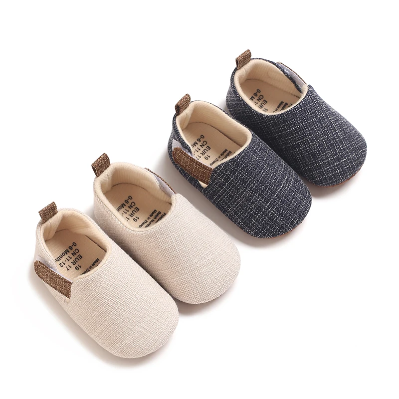 Spring and Autumn New Fashionable Simple Cloth Shoes, Comfortable Soft Bottom for Newborns, Pre Step Sneakers
