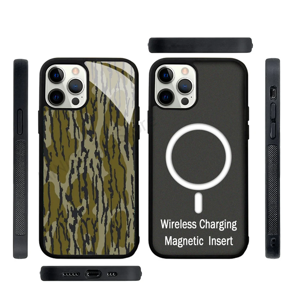 Everything Bottom Lands Camo Phone Case Strong Magnetic For IPhone 15 14 13 Pro Max 11 12 Mini For Magsafe