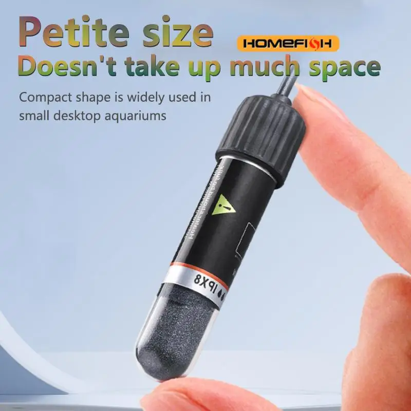 Mini haste de aquecimento de aquário USB para tanque de peixes pequeno 26 ° C Aquecedor de aquário de temperatura constante aquecedor de termostato submersível 10W