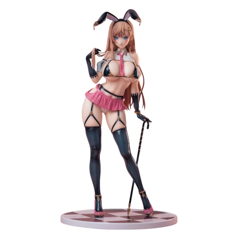 Native Pink Cat Mataro Character Gal Bunny Anime Sexy Girl 30cm Pvc Action Figure Adult Collection Statue Model Toy Doll Gift