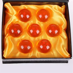 7PCS/LOT Esferas Del Dragon 4.5CM Dragon Ball Crystal Balls Brinquedos Anime Figuarts PVC Action Figure Model Toys Kids Gift