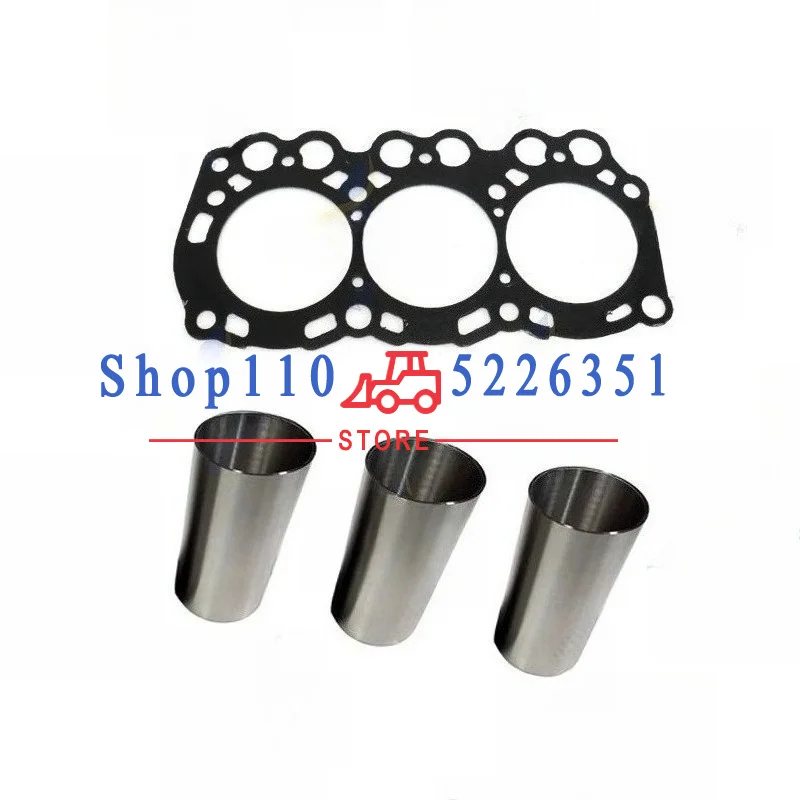 L3E Cylinder Liner+Cylinder Head Gasket For Full Gasket Set Overhaul Rebuild Kit