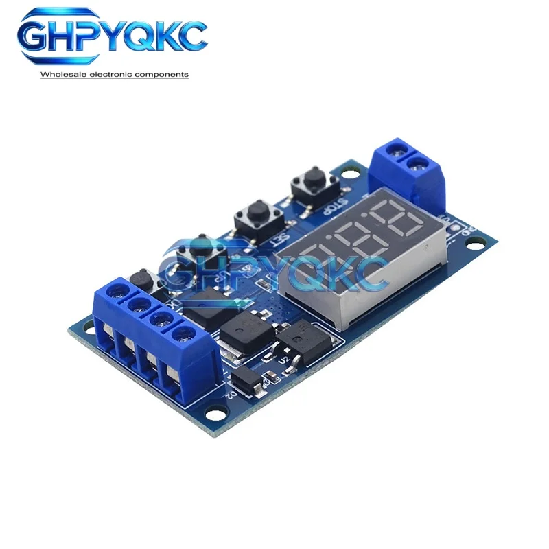 Модуль-реле-ghpyqkc-dc-5v-36v-с-таймером-задержки-включения-выключения-и-led-дисплеем-регулируемый-таймер-выключатель