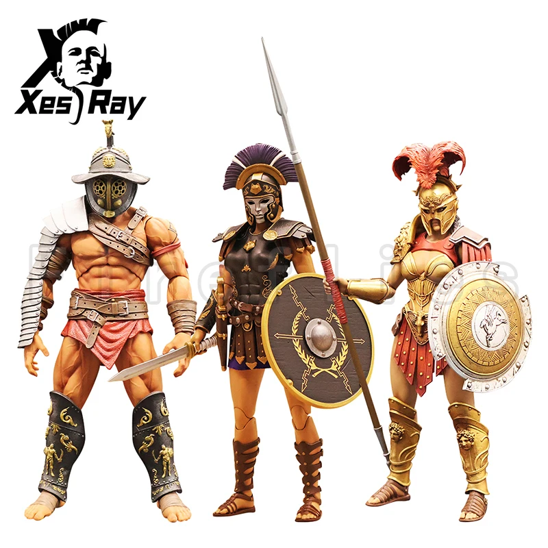 

[Pre-Order]1/12 XesRay Fight For Glory Action Figure Combatants Wave 6 Cassia Berenice Medocus the Thracian Anime Model For Gift