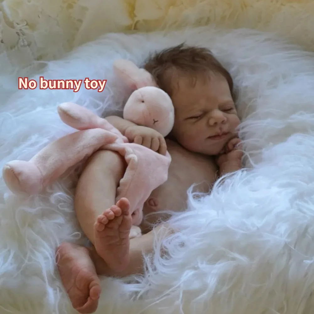 

18-дюймовая силиконовая кукла Pascale Bebe Reborn всего тела, мягкая на ощупь кукла ручной работы для новорожденных, подарки на день рождения для детей