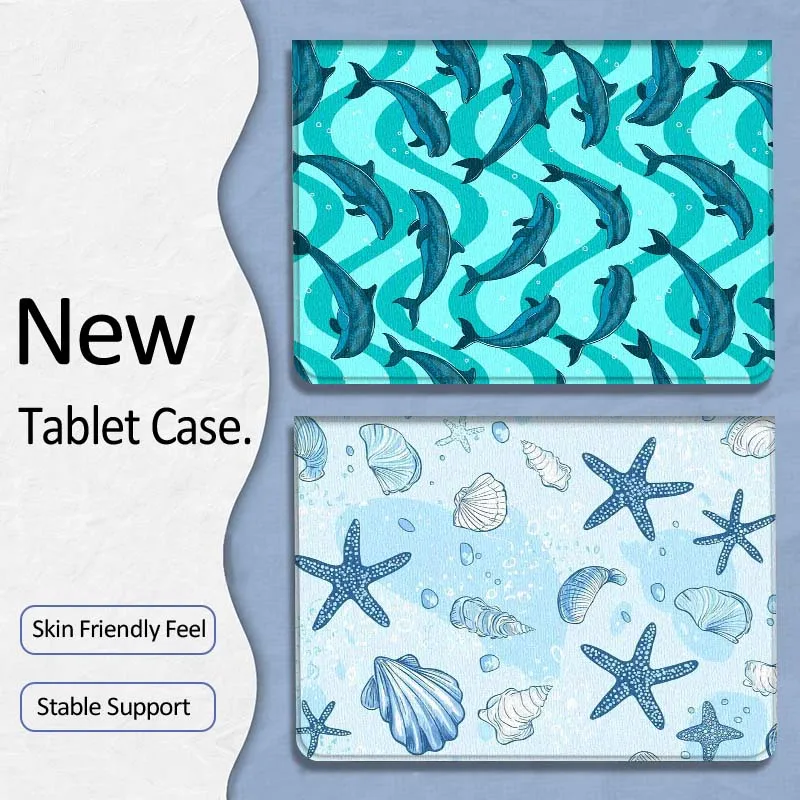 

Shark Starfish Turtle Popular Gift For Xiaoxin Lenovo Tab P12 Extreme Legion Y900 Idea Pro GT 12.1 2025 Foldable Tablet Case