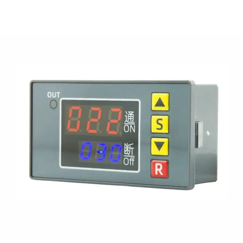 A76I-T3231 Digital Time Delay Relay Multifunction LED Display Cyclic Timing Control Switch Adjustable Timing Relay,C Easy Instal