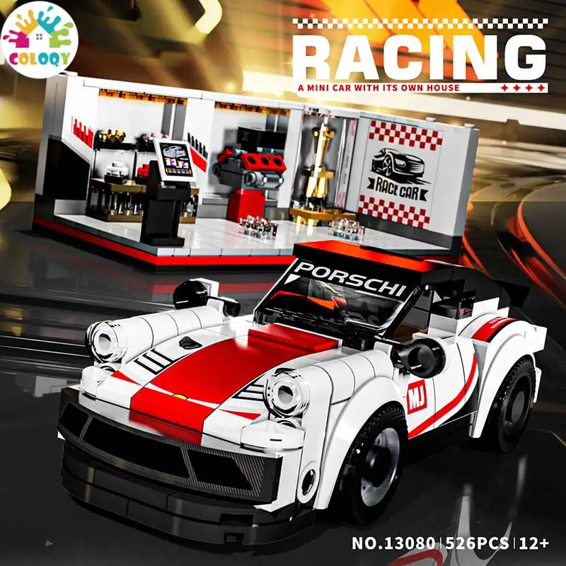 

2026 Трансграничный популярный MJ13080 шесть сеток автомобильный строительный блок модель автомобиля сборка строительный блок детские игрушки для мальчиков кирпичный подарок