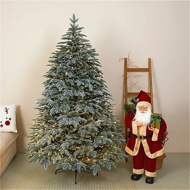 PE Artificial Christmas Tree with Lights Fir Tree Christmas Decorations Outdoor Indoor Christmas Ornaments 150cm180cm210cm