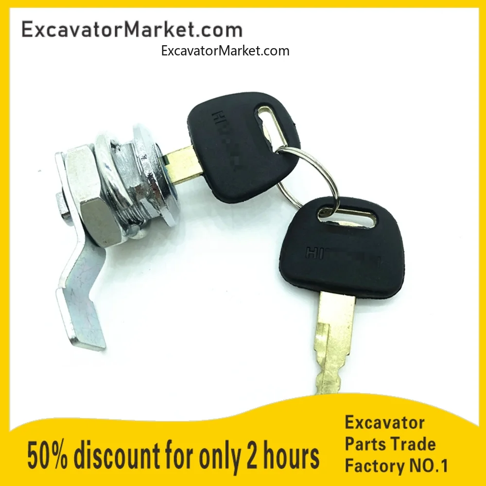 For HITACHI ZX 60 SY lonking Air side door lock core Cab side core Toolbox lock core excavator accessories Excavator Accessories