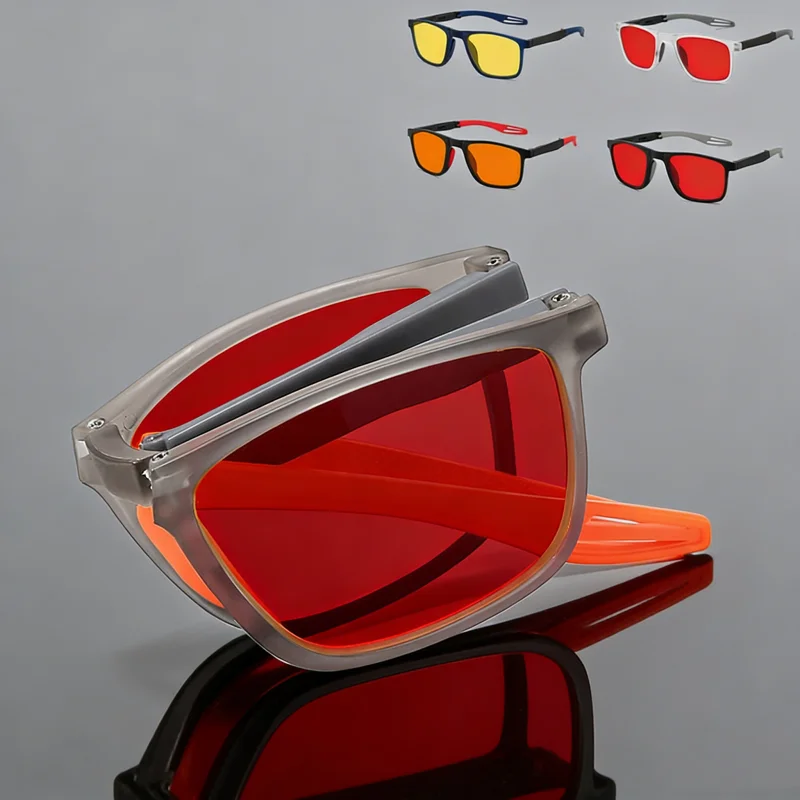 

Fashion Folding Blue Light Blocking Glasses Women Men Vintage Square-framed Protection Optical glasses Anti Radiation Eyewear