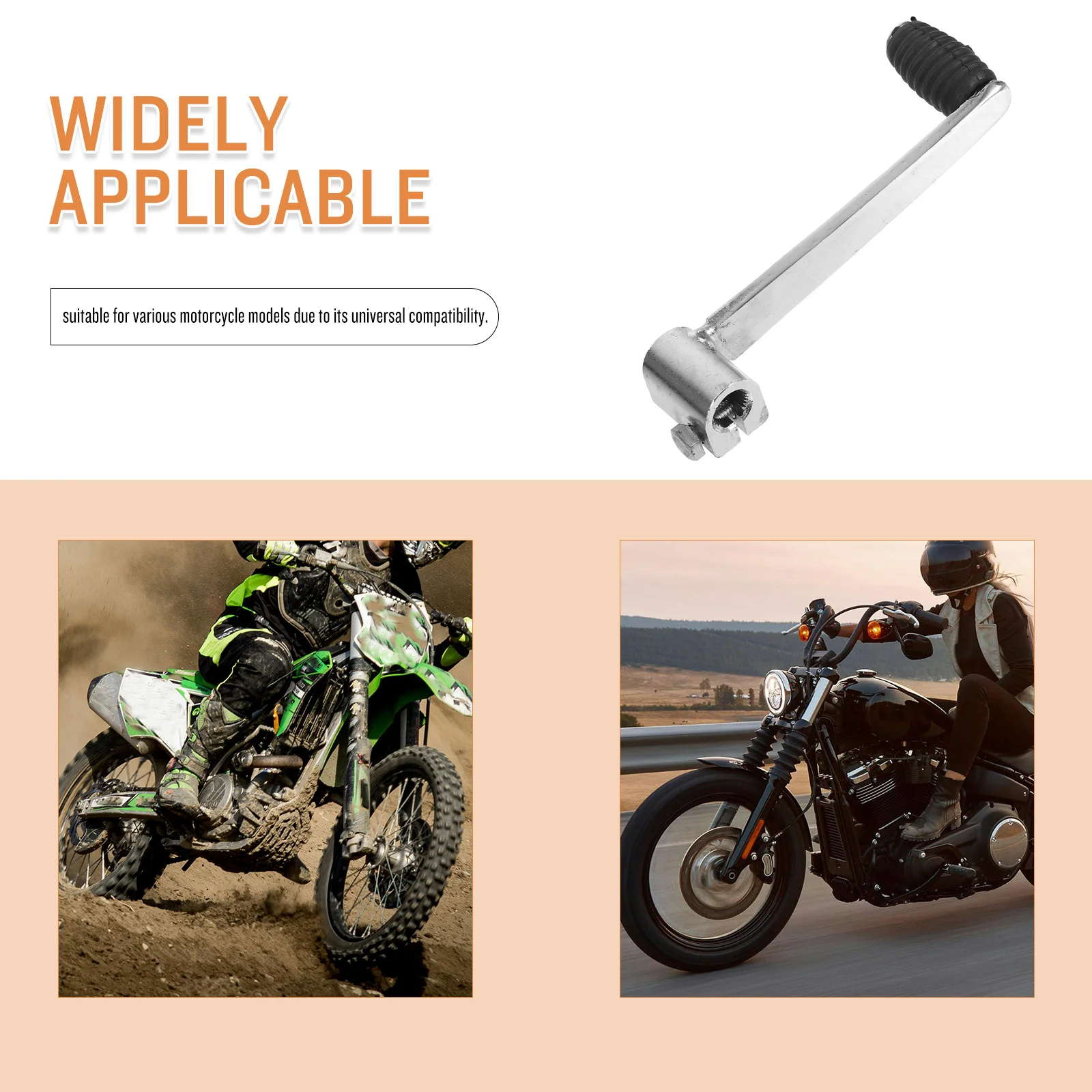 

Motorcycle Gear Shift Lever Aluminum Universal Fit For Atv 4-Wheel Motorcycles Replacement Foot Shifter Pedal Durable