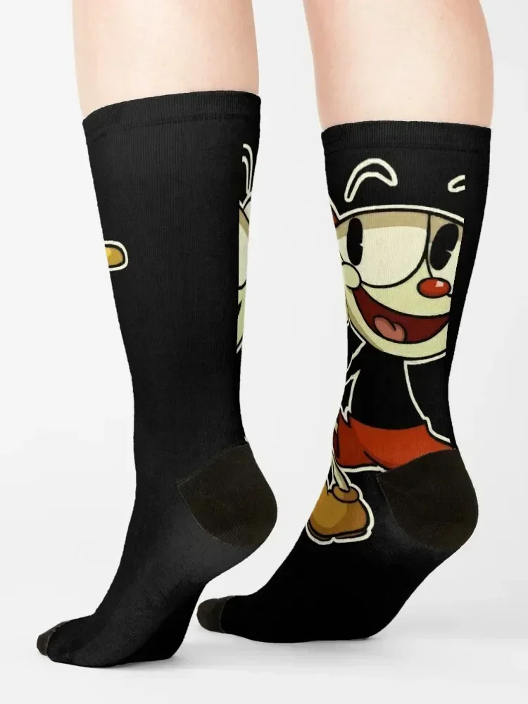 Cuphead , cuphead, cuphead et mugman, cuphead game, cagney carnation, cagney carnSausocks pour enfants garçons et femmes