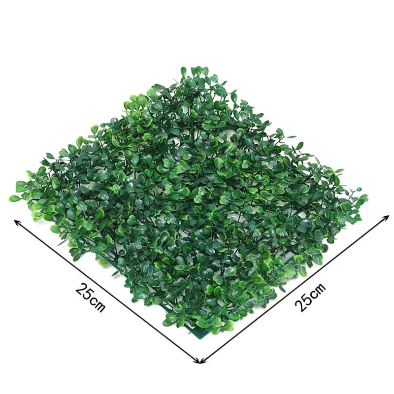屋内および屋外のフェンス用の草の壁パネル、DIYの背景、緑の装飾、UV保護、裏庭のプライバシーをカバー、9.8インチ