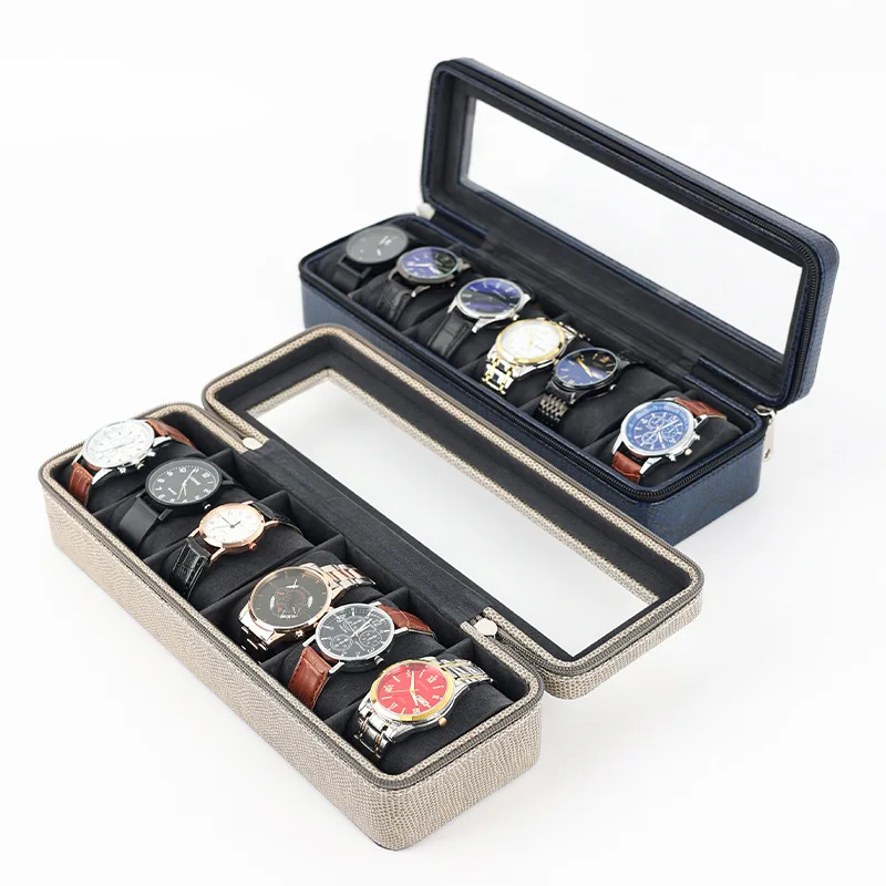 Luxury Watch Travel Roll Case Holder Jewelry Dispaly Box Gift for Men/Women Leather Watch Roll Box Organizer TOP